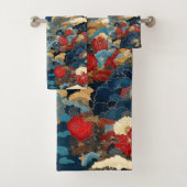 Japanese Inspired Luxury Floral Art バスタオルセット (インサイチュ)