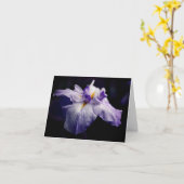 Japanese Iris Beauty Flower Photography Note カード (黄色い花)