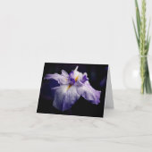 Japanese Iris Beauty Flower Photography Note カード (正面)
