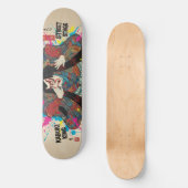 Japanese  KABUKI　Style Skateboard Art  |歌舞伎 スケートボード (正面)
