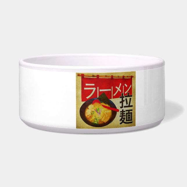 japanese kanji and katakana Ramen ボウル (右)