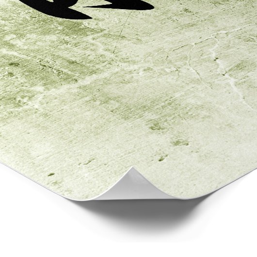 Japanese Kanji for Dragon - Ryuu ポスター (角)