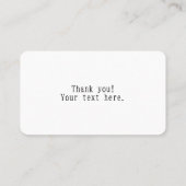 Japanese Kanji Hanko Stamp "愛"(Love)　 名刺 (裏面)