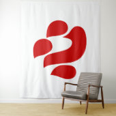 Japanese Kanji Heart 【Shin/Kokoro】 心 タペストリー (インサイチュ)