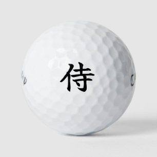 Japanese KANJI "SAMURAI" Golf ball ゴルフボール