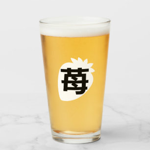 Japanese kanji Strawberry タンブラーグラス