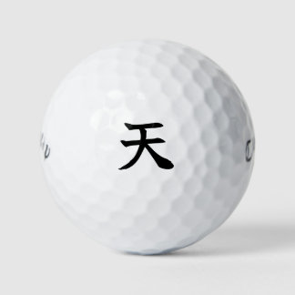 Japanese KANJI "TEN" Golf ball  ゴルフボール
