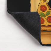 Japanese Kawaii Anime Cat Pizza A Tea Cat Eating P マウスパッド (コーナー)