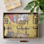 Japanese Kawaii Anime Cat Ramen Noodles 薄葉紙 (ギフト)