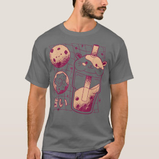 Japanese Kawaii Boba Tea Guinea Pig Donut Cookie G Tシャツ