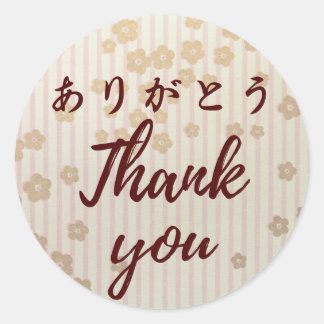 Japanese kawaii sticker 【wagara13】thank you シール