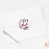 Japanese kawaii sticker 【wagara19】thank you シール (封筒)