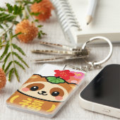 Japanese Kawaii Tanuki キーホルダー (正面右)