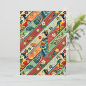 Japanese kimono サンキューカード (スタンド正面)