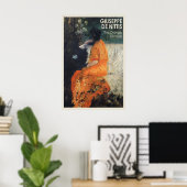 Japanese Kimono Art Print Giuseppe De Nittis ポスター (ホームオフィス)