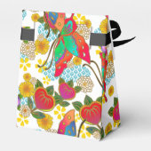 Japanese kimono pattern favor box フェイバーボックス (裏面サイド)