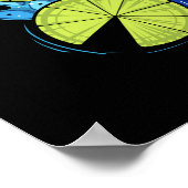 Japanese Koi Fish ポスター (角)