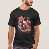 Japanese Koi Fish Nishikigoi Fish Blackboard Tシャツ (正面)