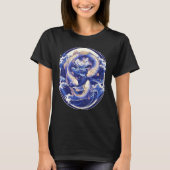 Japanese Koi Fish Ocean Wave Tattoo Symbolism Sere Tシャツ (正面)