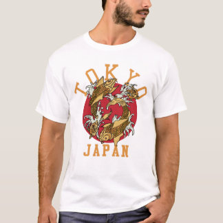 Japanese Koi Fish Tokyo Tシャツ