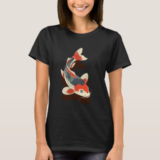 Japanese Koi Fish Ukiyo-e & Irezumi Tattoo Art Zen Tシャツ