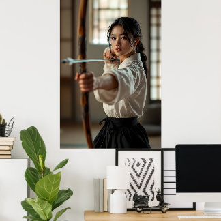 Japanese Kyudo The Way Of The Bow ポスター