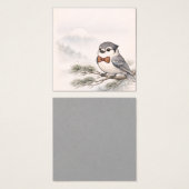 Japanese Landscape&Canada Jay Minimal Display Card (正面&裏面)
