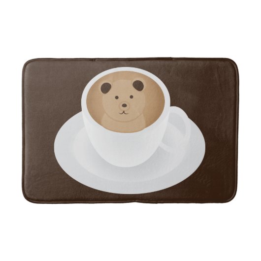 Japanese Latte Art バスマット (正面)