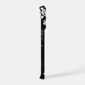 Japanese lily classic illustration  iPhoneケース (右側面)