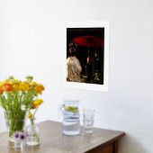 Japanese Love Wedding Custom Photo and Text 箔ポスター (レイダウン (キッチン))