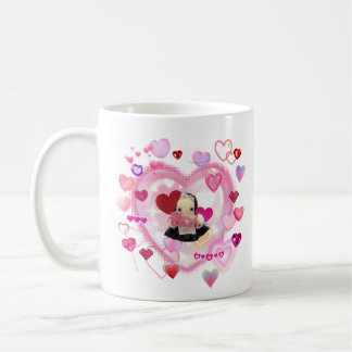 Japanese maid / Heart-heart-heart / magcup コーヒーマグカップ