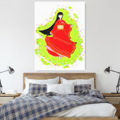 Japanese Maiko キャンバスプリント (インサイチュ (寝室))