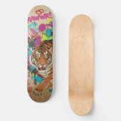Japanese Manga Style Skateboard Art | Part A スケートボード (正面)