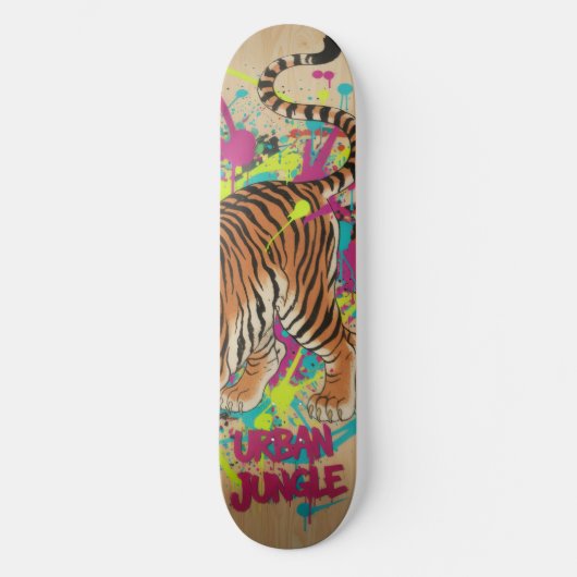 Japanese Manga Style Skateboard Art | Part B スケートボード (正面)