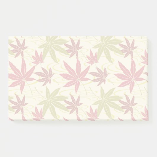JAPANESE MAPLE (CREME) ポストイット (正面)