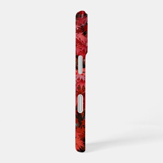 Japanese Maple Red Fall Phone Case iPhone 16ケース (右側面)