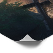 Japanese Misty Rain Street Art ポスター (角)