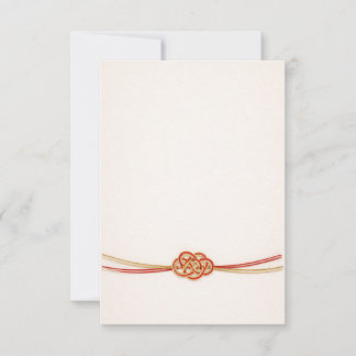 Japanese Mizuhiki Thank You Card – Minimal Elegant サンキューカード
