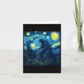 Japanese Monster Kaiju Van Gogh Starry Night  カード (正面)