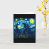 Japanese Monster Kaiju Van Gogh Starry Night  カード (黄色い花)