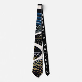 japanese necktie vintage retoro 【浮世絵パンクシティ】 ネクタイ