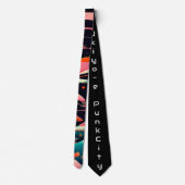 japanese necktie vintage retoro 【浮世絵パンクシティ】 ネクタイ (裏面)