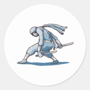 Japanese Ninja ラウンドシール