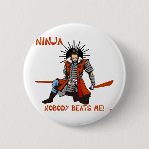 Japanese NINJA 忍者 缶バッジ