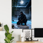 Japanese Ninja Warrior ポスター (ホームオフィス)