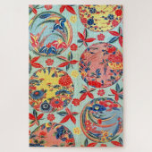 Japanese Okinawan Dye (Bingata) ジグソーパズル (縦)