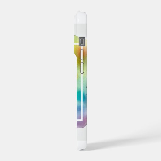 Japanese Otter in Tranquil Waters 040924AREF130 -  iPhoneケース (左側面)