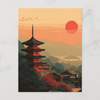 Japanese Pagoda vintage ポストカード