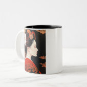 Japanese painting style GEISYA MAG04 ツートーンマグカップ (正面左)