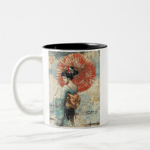 Japanese painting style GEISYA MAG09 ツートーンマグカップ